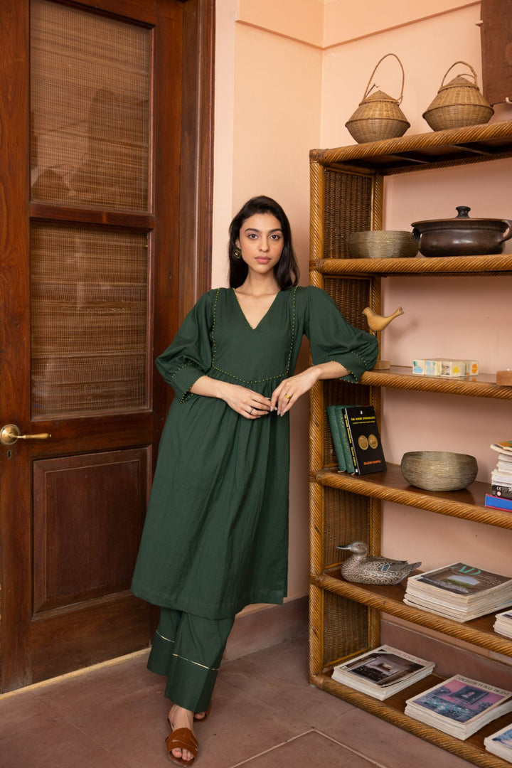 Elegance Kurta - Green