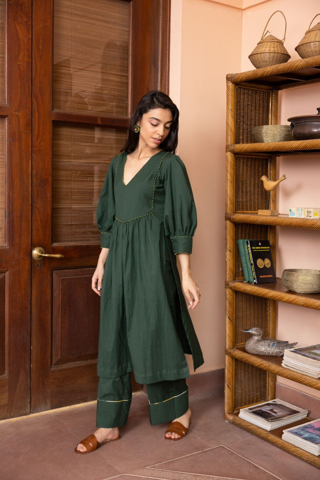 Elegance Kurta - Green