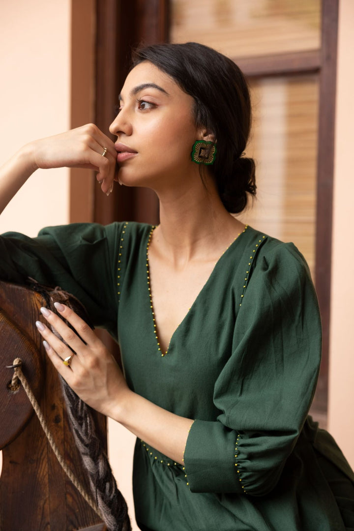 Elegance Kurta - Green