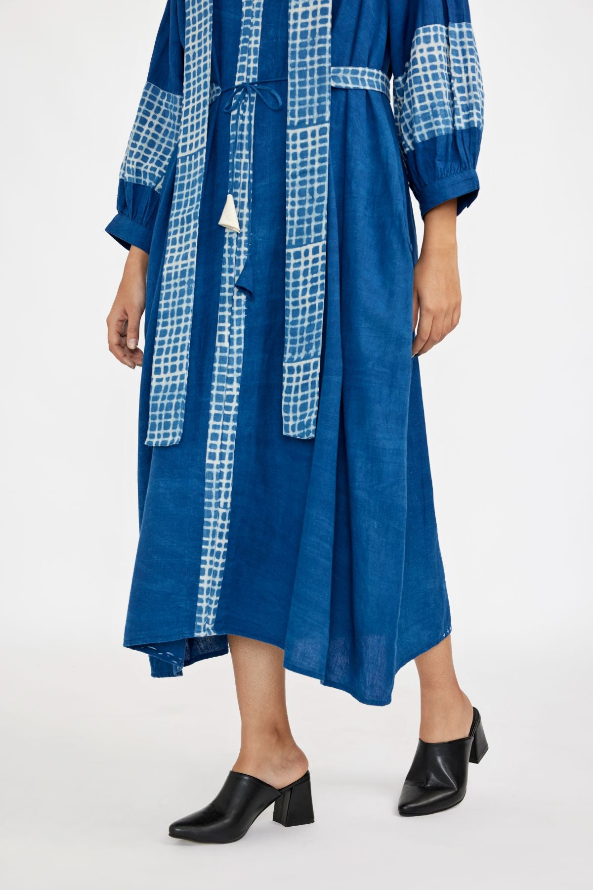 Blue Midi one-size Dress