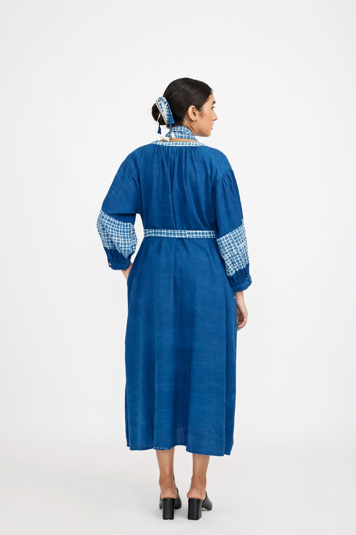 Blue Midi one-size Dress