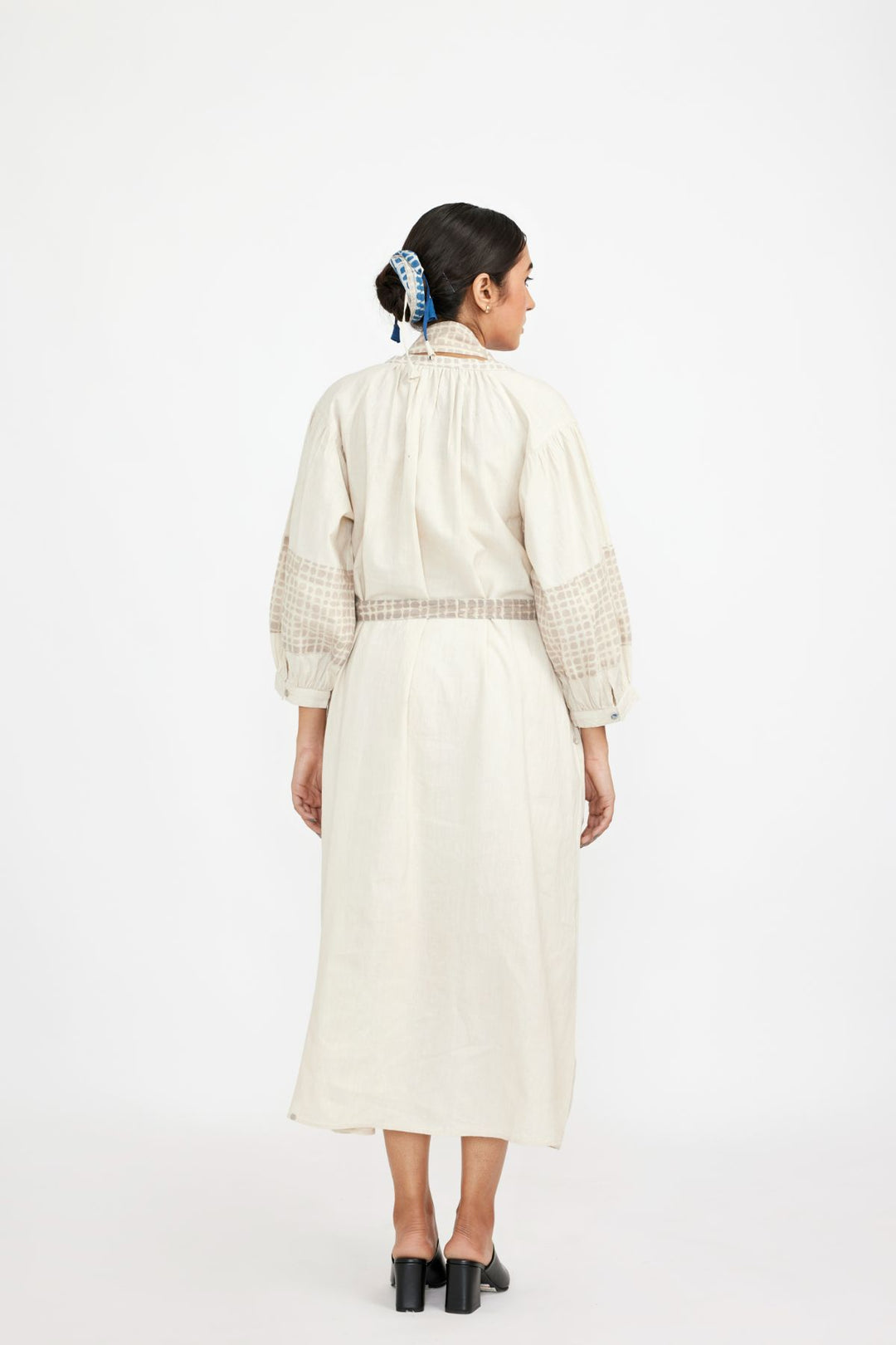 White Midi one-size Dress