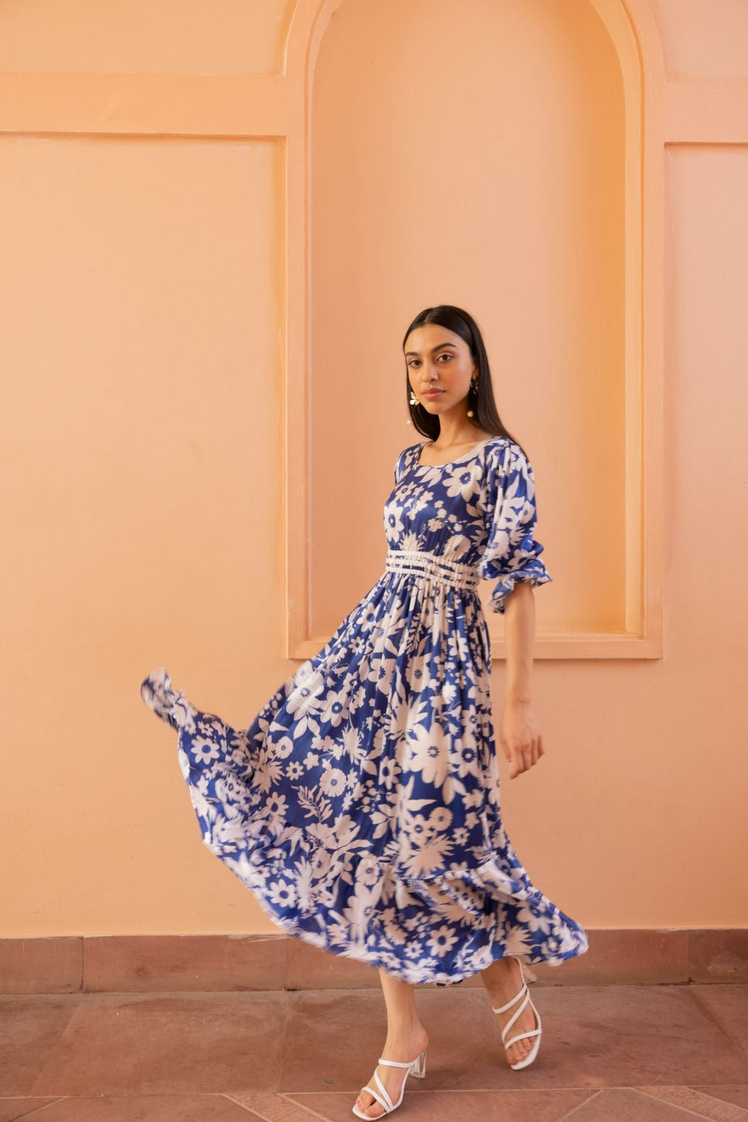 Dream Dress - Oasis Blue Print