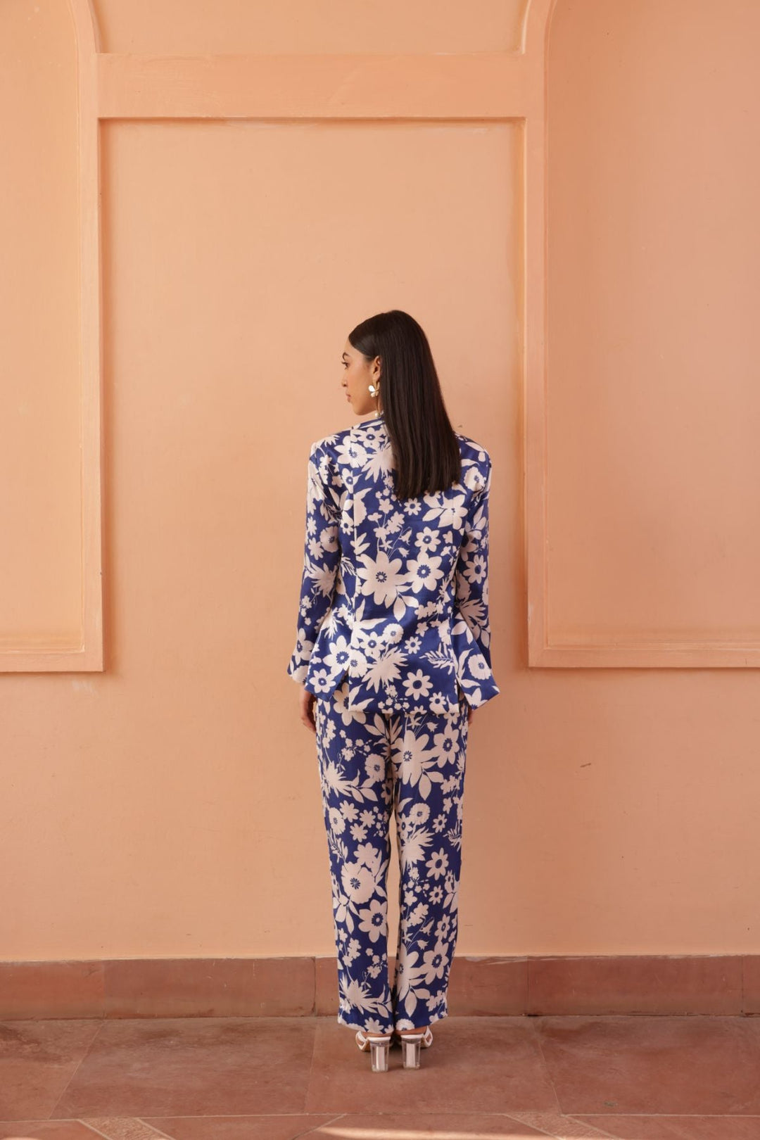 Stella Blazer - Oasis Blue Print