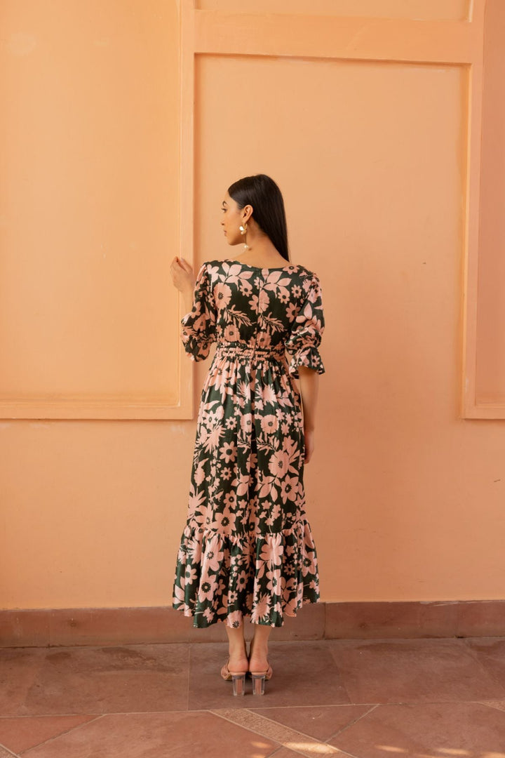 Dream Dress - Oasis Green Print