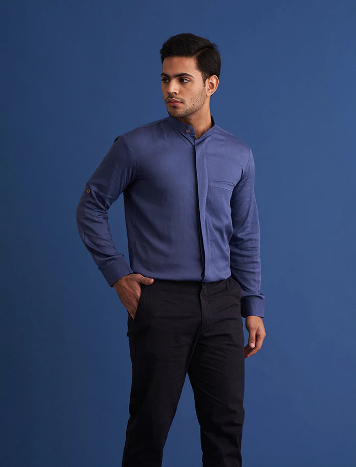 Oxford Shirt - Navy Blue