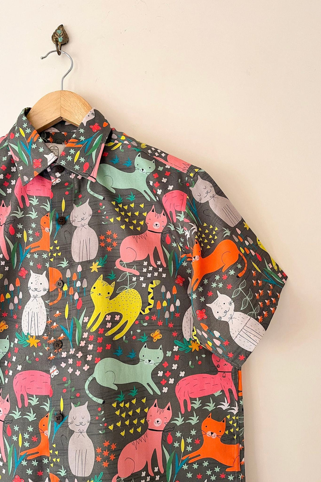 Animal print cotton shirt by Siesta o'Clock