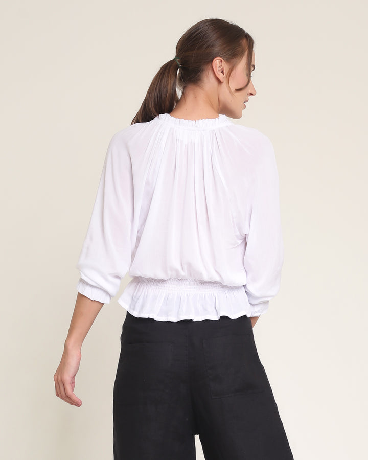 PARIS SWEET WHITE BLOUSE