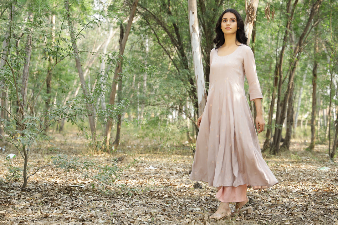 BEIGE and PEACH TUNIC SET (SET OF 2)