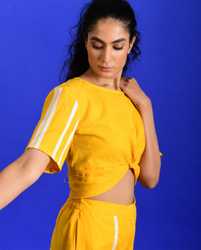Iced Mango Knotted Top