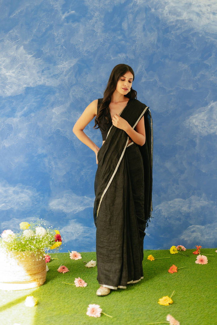 Shatee Linen Sari