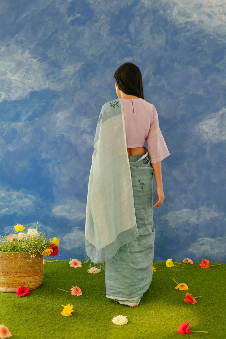 Dhara Linen Sari