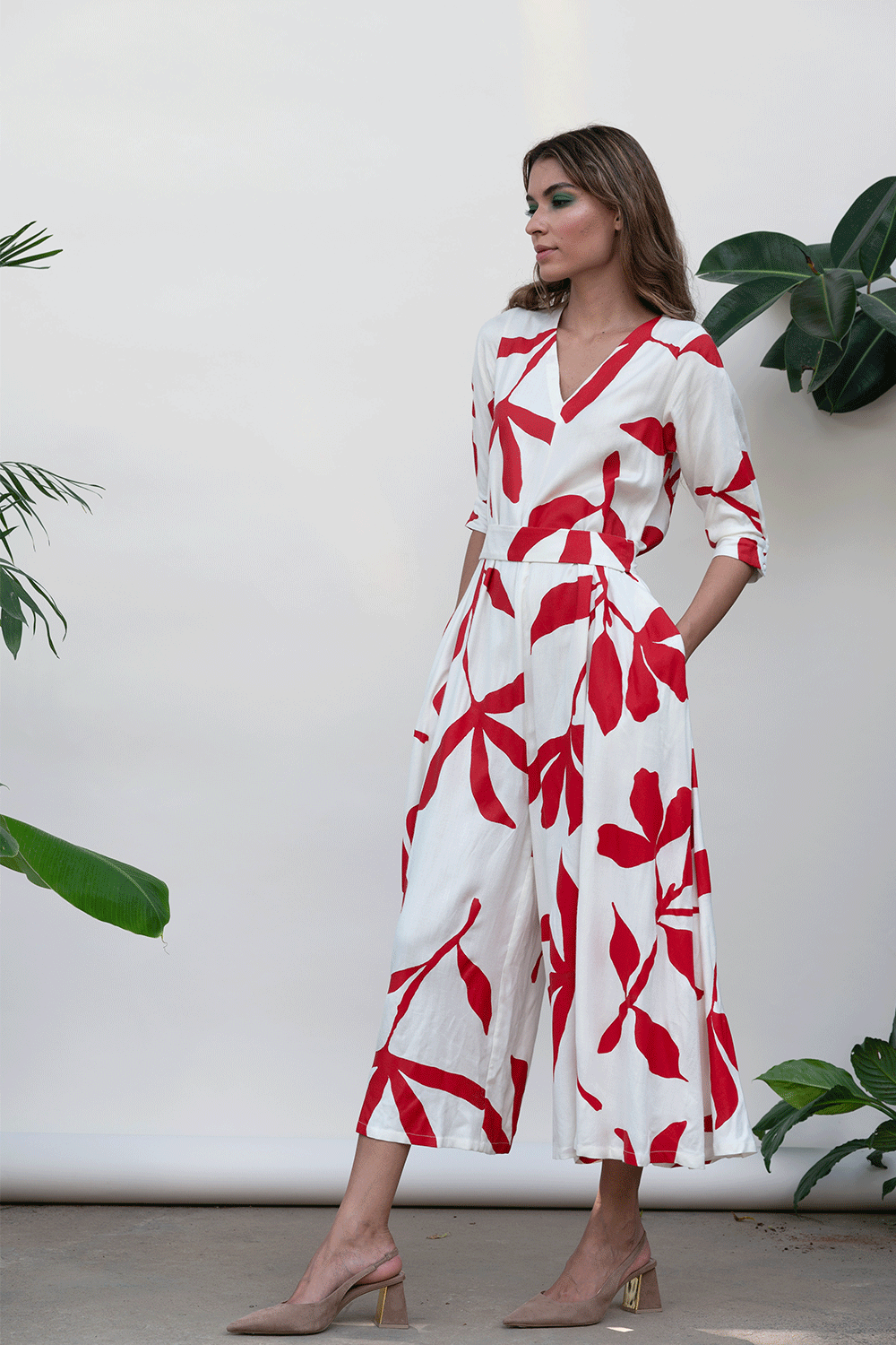 Faith Printed Jumpsuit