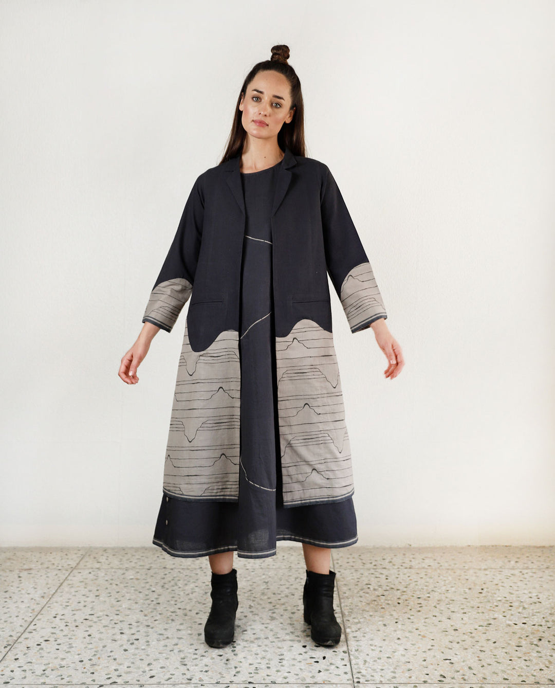RELAXED WAVES JACKET MAXI CO-ORD
