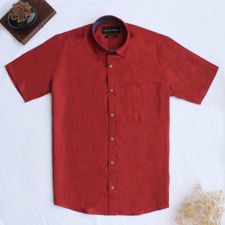 MAX RED CONNECTICUT BLUE SHIRT