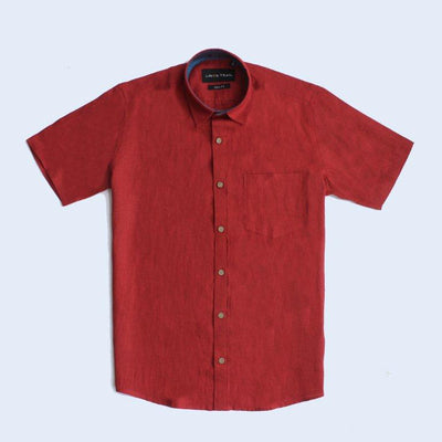 MAX RED CONNECTICUT BLUE SHIRT