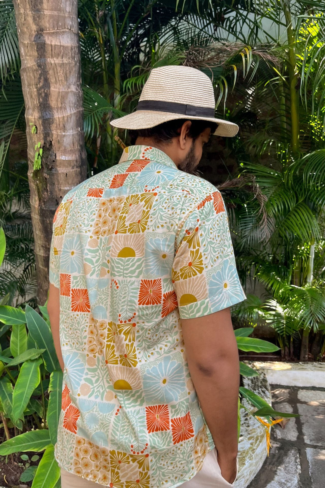 Pastel resortwear shirt for men from Goa