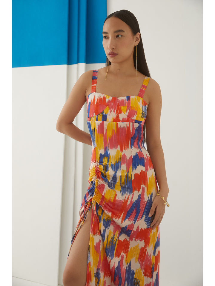 Ikat Strappy Dress