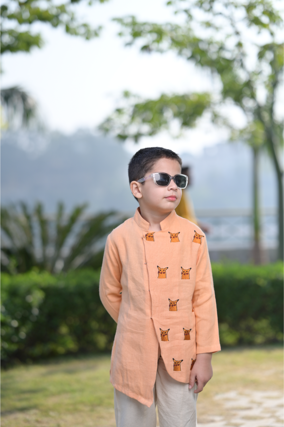 Sukhin - Orange Indo-Western Look