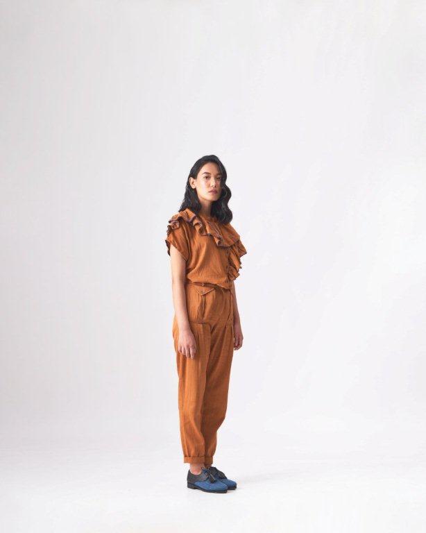 TENLEY - HANDLOOM DENIM STRAIGHT PANTS