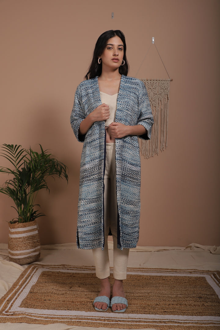 JANYA OVERCOAT (BLUE)