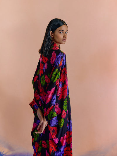 Kalora Multicolor Kimono Dress