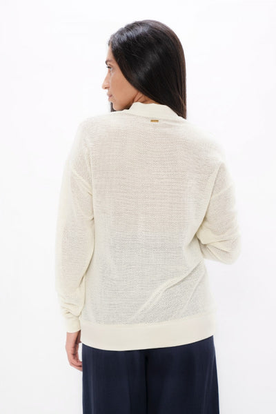 Philly - PYRATEX® Seaweed Fibre Cosy Sweater - Powder